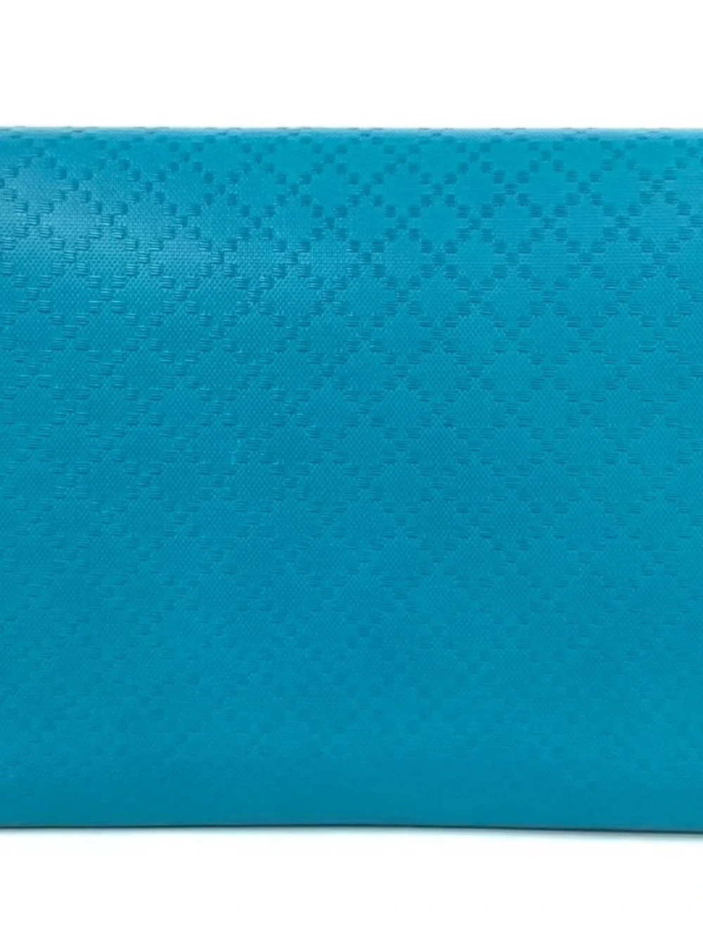 Gucci Turquoise Quilted Envelope Clutch - Picture 3 of 5